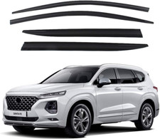 Safe Smoke Window Visor Sun Rain Vent Guard 4 Pcs Set Out Channel Visor Compatib