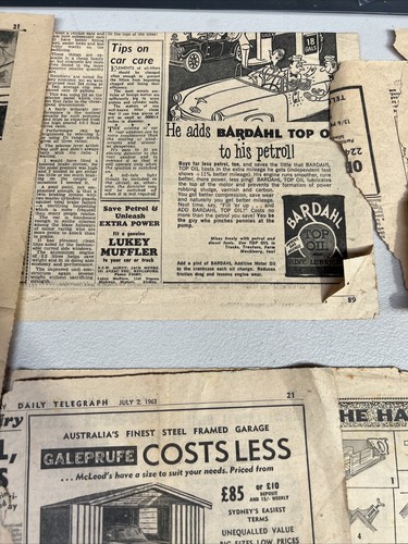 Vintage Daily Telegraph 1960’s newsletter adverts lot - Picture 5 of 12