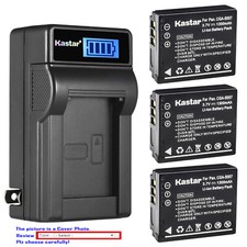 Kastar Battery LCD Wall Charger for Panasonic CGA-S007 Panasonic LUMIX DMC-TZ3S