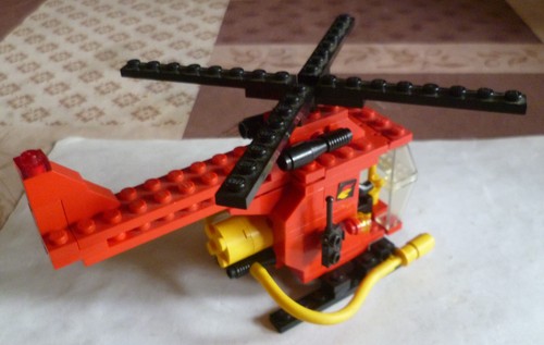 Lego Legoland Helicopter Pompier #6685 - Photo 4/9