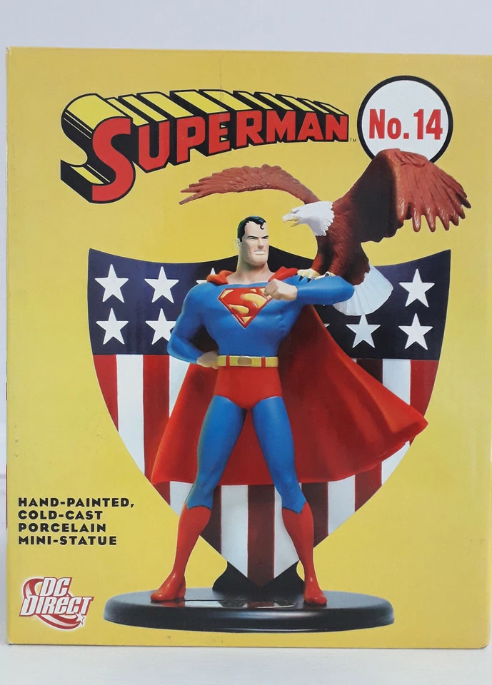 Statue statuette Superman n°14 DC Comics en résine peinte à la main - Photo 2/3