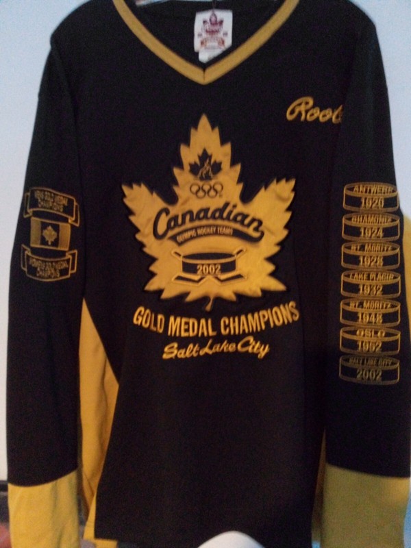  🏅 Beautiful 2002 Olympic Canadian Gold Medal Jersey 🏅 New Like, Gretzky,Mario