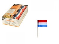500 Deko-Picker 8 Cm Niederlande Flaggenpicker Fahnenpicker Flagge Picker LäNder