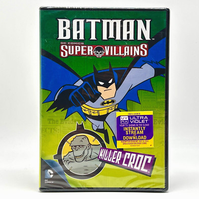 Batman Super Villains Killer Croc DVD DC Comics Sealed Brand New Fast Shipping