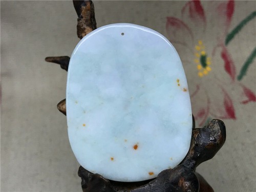 100% Chinese artisan Hand-carved Delicate natural Jadeite pig pendant 173 - Picture 6 of 7