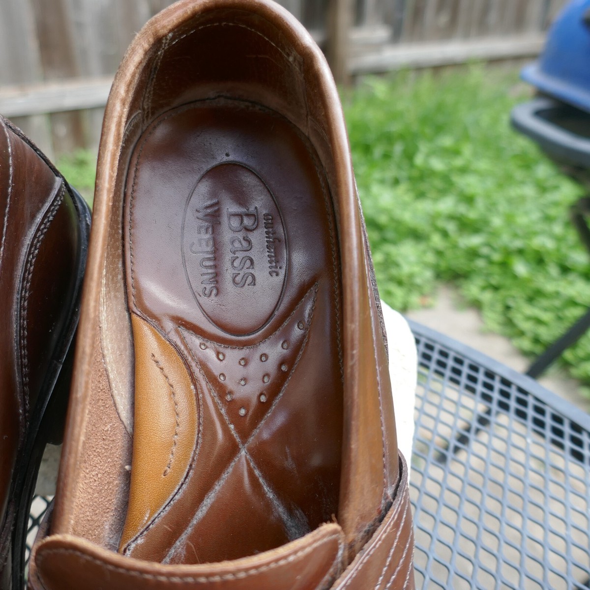 Authentic Bass Weejuns Sz 12 “Clive” Leather Upper Mens Loafers Made in Brazil Bass Weejuns Authentic 0804 Clive Loafers | Mercari main image 2
