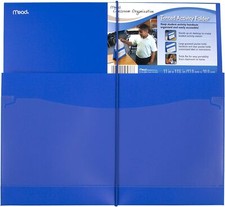 Mead Student Activity Handout Tented Folder Desktop Dispenser Folder Blue