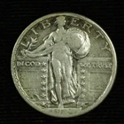 Standing Liberty Silver Quarter. 1924 S. Choice Fine. Lot # 9049-318-722