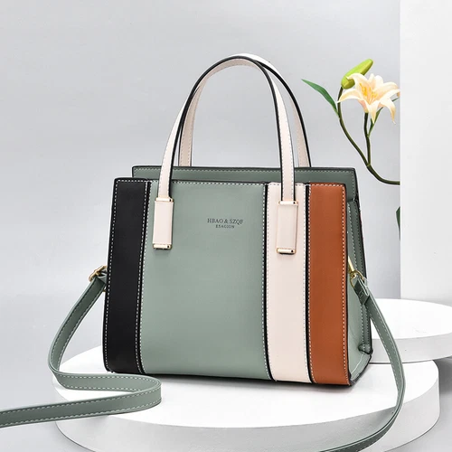 Bolsos de mano de cuero sintético para mujer Bandolera Cartera de hombro Cartera Bolso de mano - Imagen 8 de 22