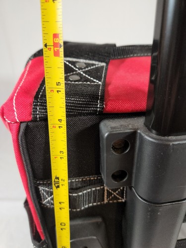 Husky Rolling Tool Bag 14 in. 13-Pocket Weatherproof Zippered Top Polyester New - Picture 8 of 11