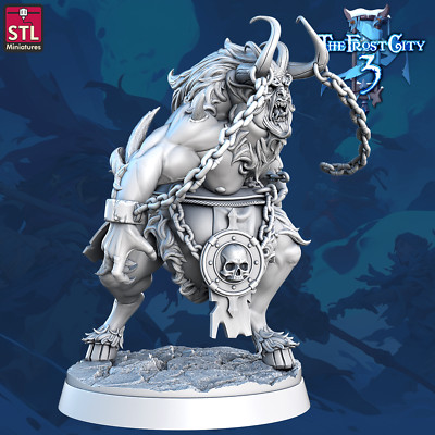 3D Printed STL Miniatures Tormented Halfbreed Core Characters The Frost City 3