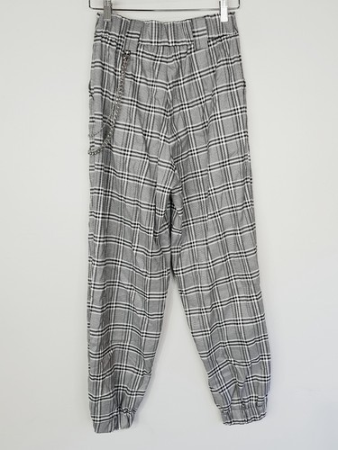 I AM GIA Womens Size S or 8 / US 4 Relaxed Check Chain Cobain Pants - Picture 7 of 17