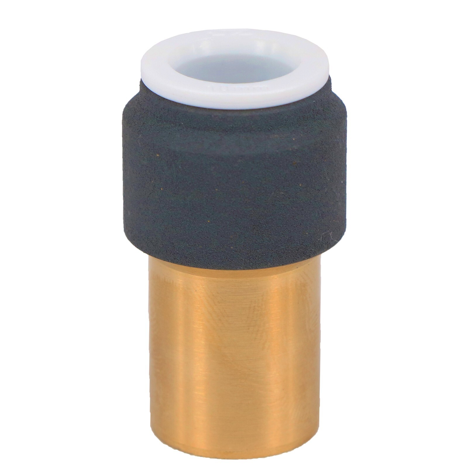 Radiator Valve 15mm x 10mm Pushfit Anthracite Speed Fit Reducing Straight Stem