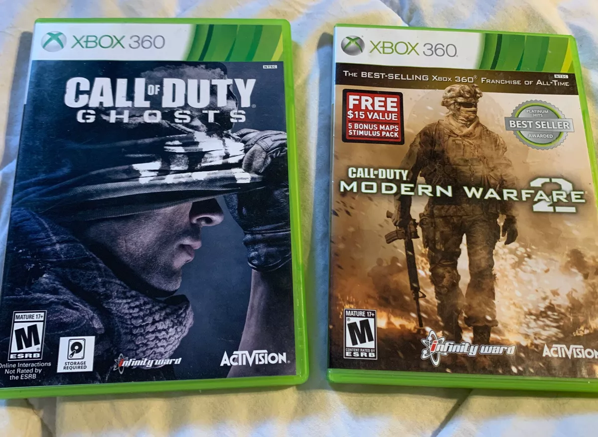 Call of Duty: Modern Warfare 2 & COD: Ghosts (Xbox 360 Video Game