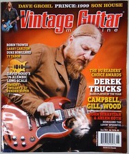 Vintage Guitar Magazine Derek Trucks Campbell Gill Wood John Sebastian 2022