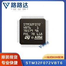 2 PIEZAS STM32F072VBT6 ST 128KB 1.65V~3.6V ARM Cortex-M0 16KB 48MHz LQFP-10 #96-9
