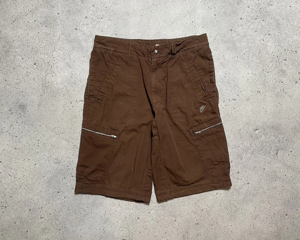 Vintage Multipocket Cargo Shorts Breeches Nike Y2K Drill