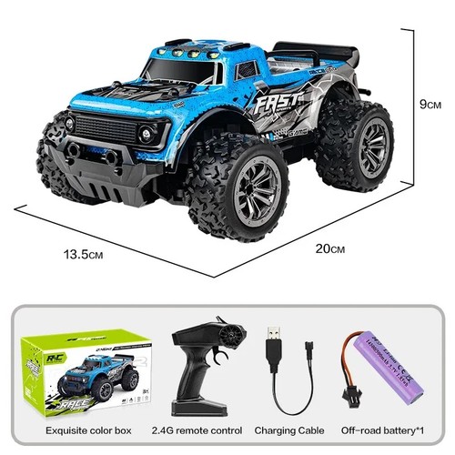 RC Car 1:20 Remote Control Off Road Vehicle with LED Headlight Climbing Cars - Picture 13 of 13
