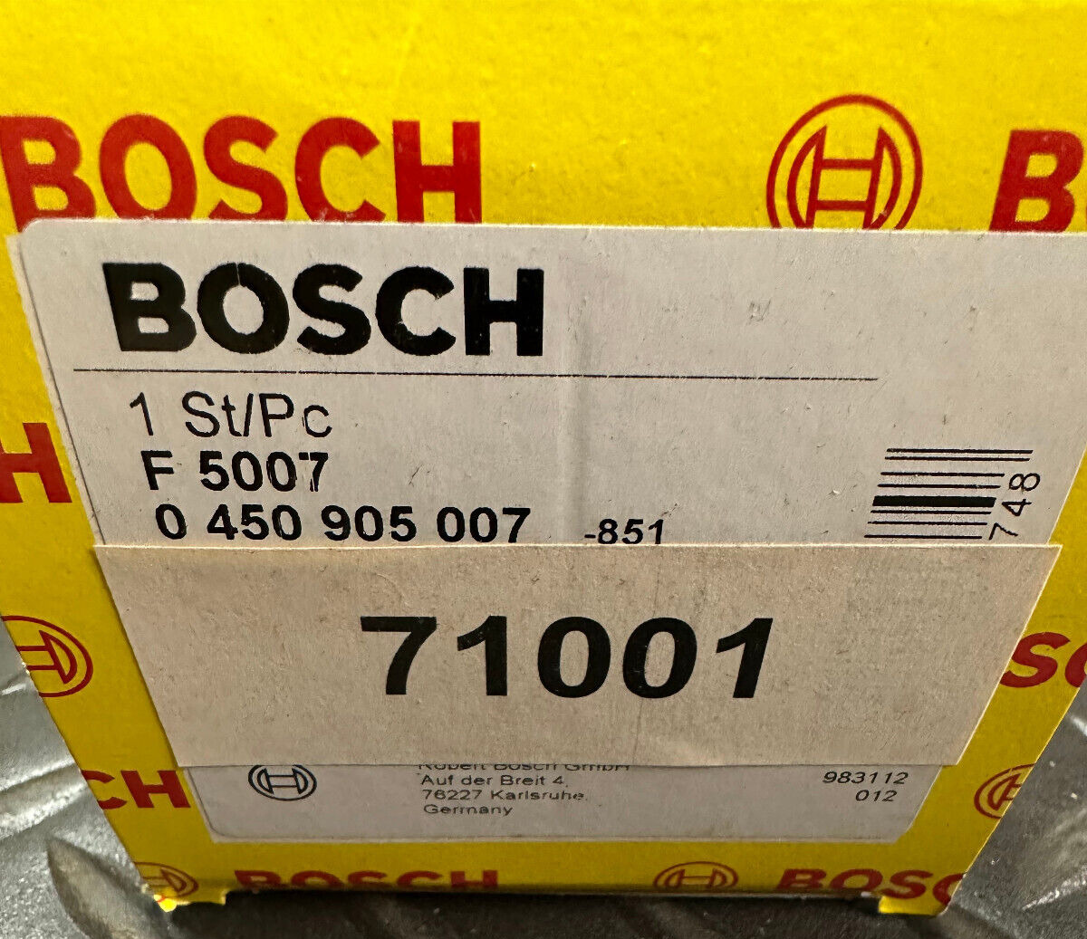 BOSCH Fuel Filter - #71001 / 0450905007 - Fits Mercedes-Benz