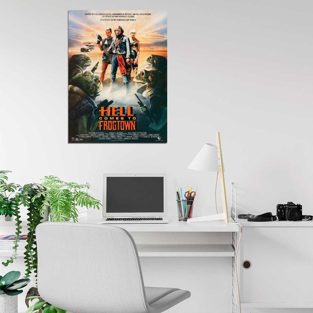 68999 Hell Comes Frogtown Roddy Piper Julius LeFlore Wall Decor Print Poster