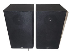 2 Dayton Audio B652 Black 12" Bookshelf Speakers Pair Used