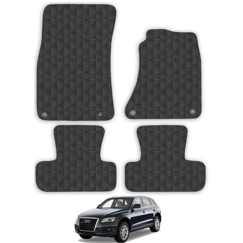 Audi Q5 20082016 Car Floor Mats Rubber Tailored Fit HeavyDuty 4pcs