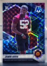 Jamin Davis Commanders 2021 Mosaic Genesis Prizm RC #364 Super Rare SSP CASE HIT