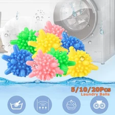 1-20Pcs Washing Machine Tumble Dryer Clothes Eco Friendly Laundry Softener Balls