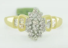 GENUINE 0.75 Cts DIAMONDS ENGAGEMENT RING 14K GOLD - Free Certificate Appraisal