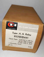 Cutler Hammer Type AA Relay 9575H2441 BS-24 