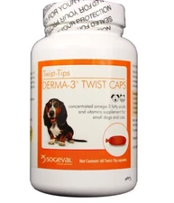 Derma-3 Twist Caps for Small Dogs & Cats (60 count)