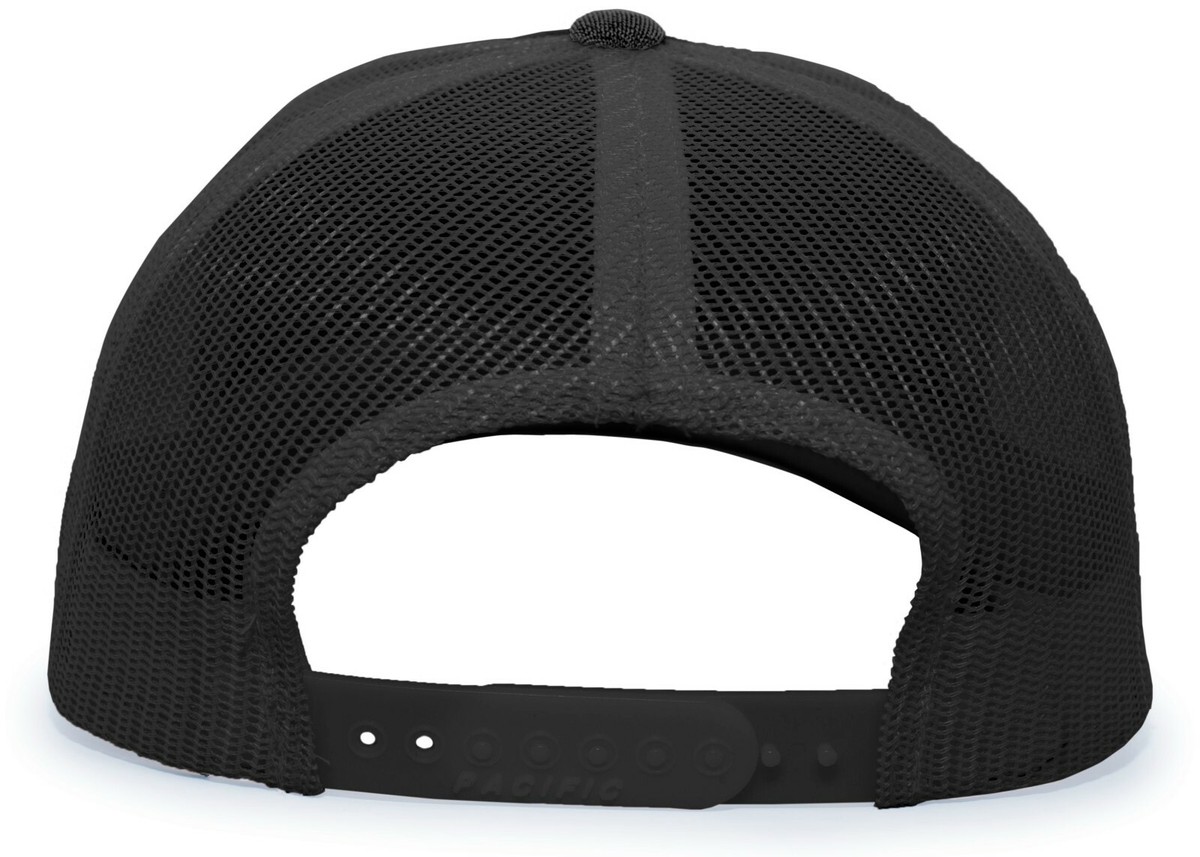 Pacific Headwear 110C Heather Trucker Mid-Profile Snapback Pro