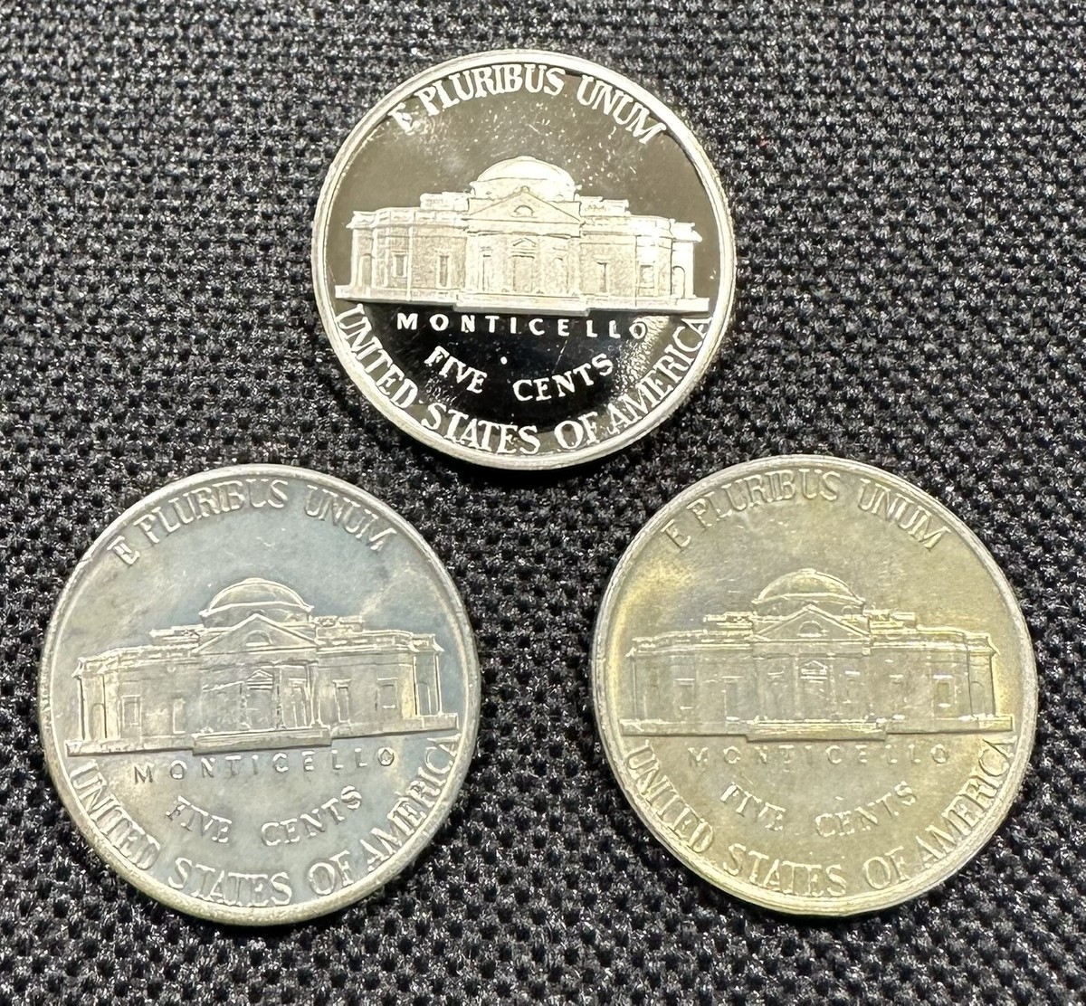1978 P D S Jefferson Nickel Lot from Proof & Mint Sets 3 Coins | eBay