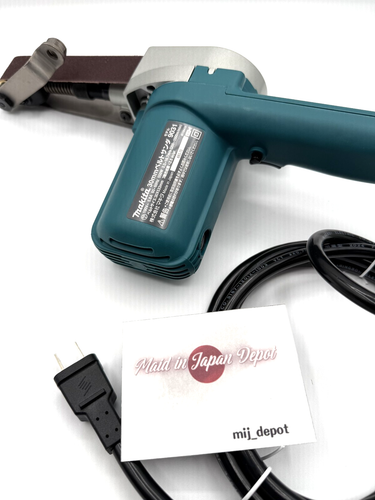 Makita 9031 Bandschleifer 1-1/8" x 21" regelbares Staubsammlerstück AC100V NEU - Bild 2 von 9