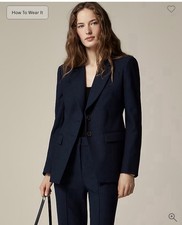 J CREW SIZE 10 Petite Madelyn blazer in four-season stretch CD083 258