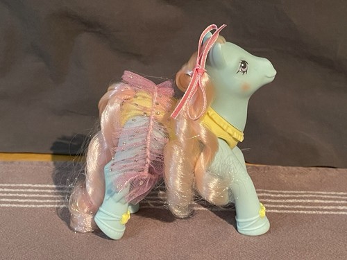 Posey Rose Sweetsteps Ballerina Hasbro Vintage G1 My Little Pony with Tutu - Picture 3 of 24