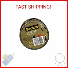 Scotch Duct Tape, Camo, 1.88 in x 10 yd, 1 Roll (910-CMO-C)