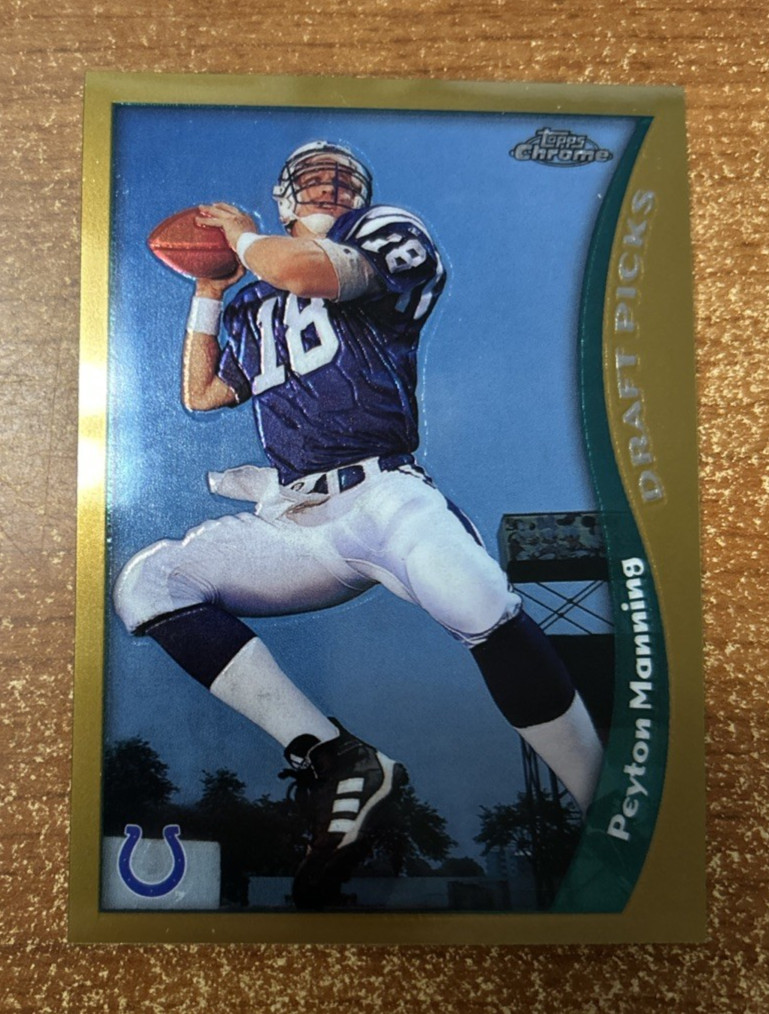 1998 Topps Chrome - Draft Picks Peyton Manning #165 (RC)