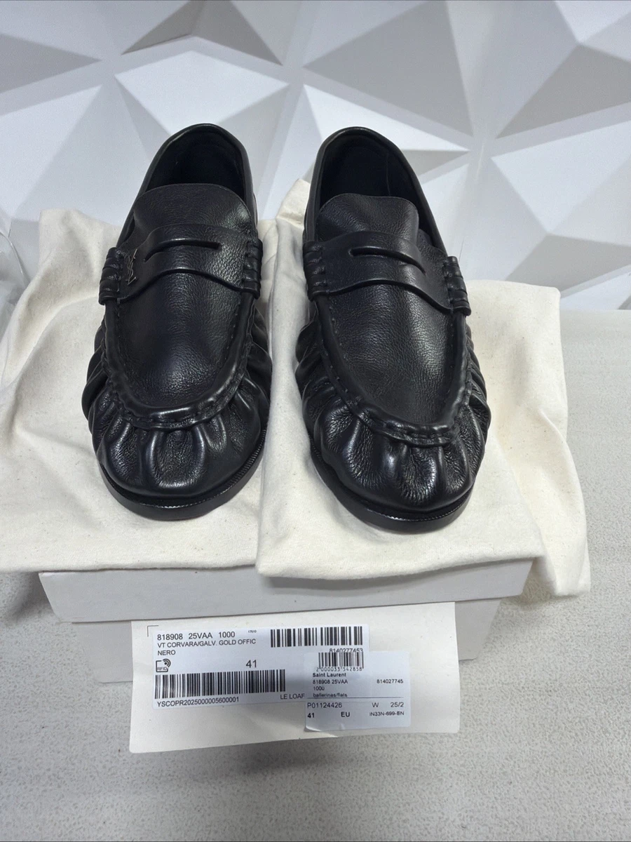 Saint Laurent Loafer Leather Upper Flats for Women for sale | eBay