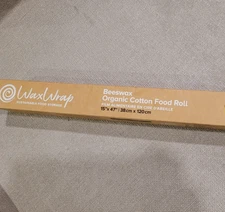 WaxWrap Beeswax Paper – 1.2M Beeswax Food Wraps – Organic Cotton Roll for Food