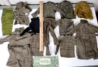 Vintage GI Joe WWII Uniforms German/US for 12" Military Action Figures Assorted