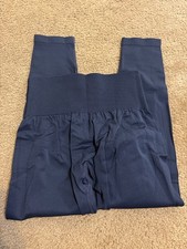 HALARA High Waisted Waisted Ruched 7/8 Butt Lifting Legging L Large Accent blue