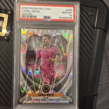 2025 Prizm Lionel Messi Seismic PSA 10