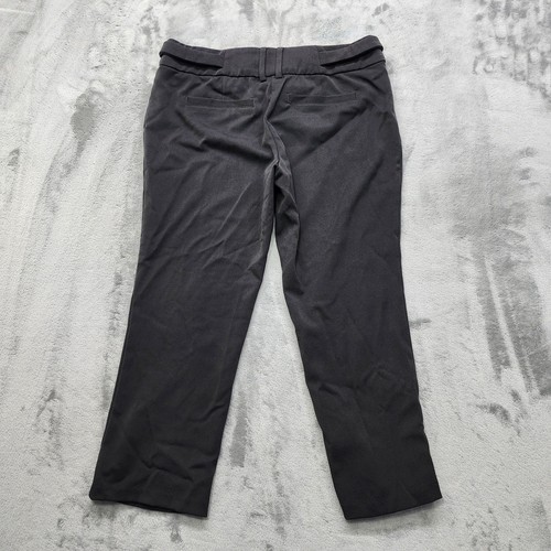 Maurices Pants Women 5/6 Black Low Rise Slim Leg Crop Capri Button Tab Waist - Bild 3 von 14