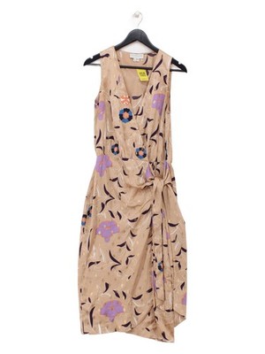 Never Fully Dressed Wickel Minikleid M in hellbraun