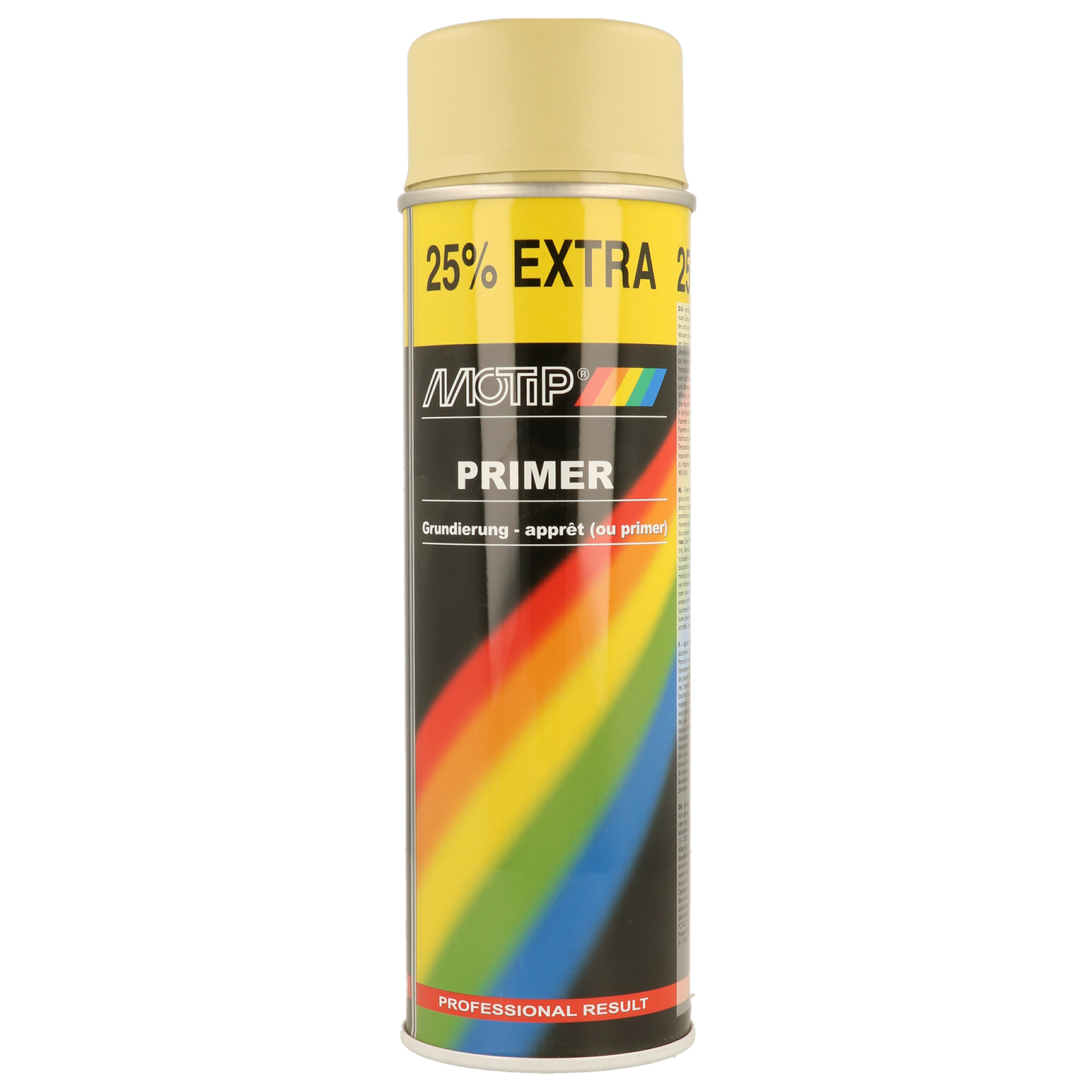 MOTIP Primer Filler Yellow Excellent Adhesion Treat Surfaces Wood Plastic 500ml - Image 2
