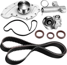 Engine Timing Belt Kit w/ Water Pump For 2005-11 Chrysler 300 Dodge Journey 3.5L