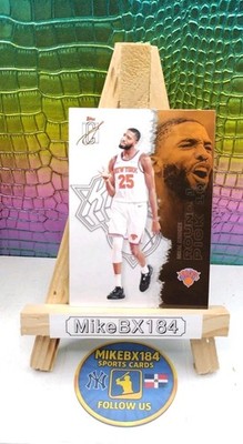 MIKAL BRIDGES 2025-26 Topps Signature Class WHITE BASS CARD #84 NY Knicks