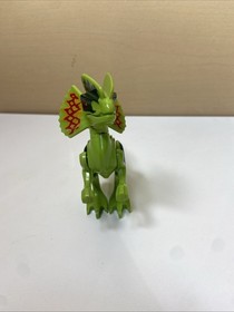 Jurassic World Dilophosaurus Ambush Green Dinosaur Figure Great Condition Small