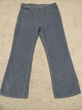 Vtg 80s Levis 517 Corduroy Talon 42 Zipper Mens Tag Sz 33x30 Made In USA 1980